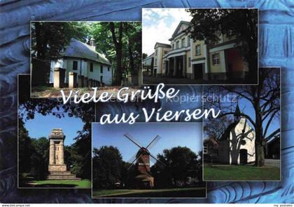 VIERSEN Teilansichten Monument Windmuehle Kapelle
