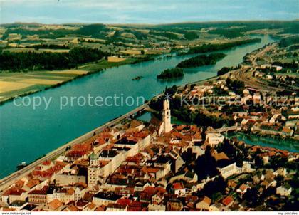 Vilshofen Donau Fliegeraufnahme