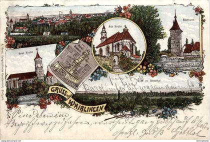 Gruss aus Waiblingen - Litho