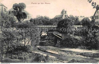 Waiblingen Rems Bruecke Ortsansicht