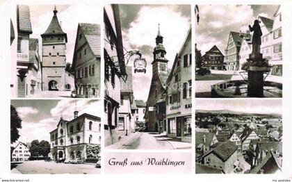 Waiblingen Rems Stadttor Ortspartien Brunnen