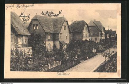 AK Waldbröl, Strassenpartie mit Wohnhäusern