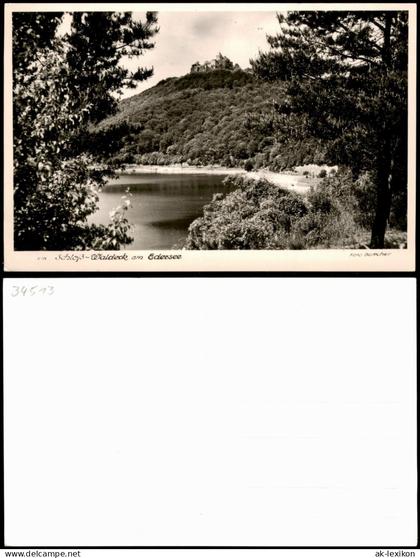 Ansichtskarte Waldeck (am Edersee) Schloss Waldeck am Edersee 1955
