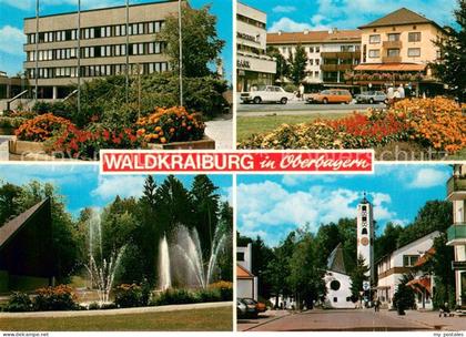 Waldkraiburg Rathaus Marktplatz Park Kirche