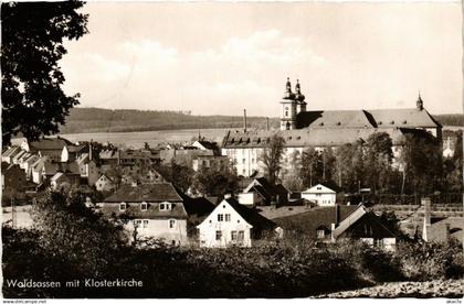 CPA Waldsassen - Waldsassen mit Klosterkirche GERMANY (964663)