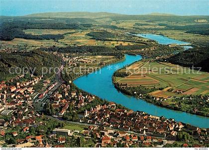 Waldshut-Tiengen am Hochrhein Fliegeraufnahme