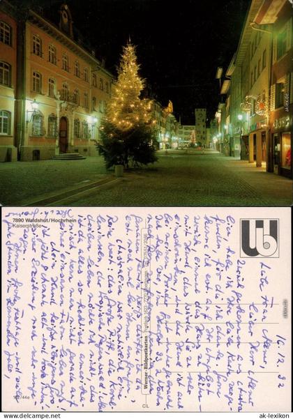 Waldshut-Tiengen Kaiserstraße - Weihnachtsstimmung 1992