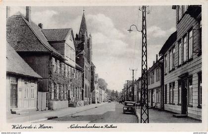 Deutschland - WALSRODE - Niedersachsenhaus u. Rathaus