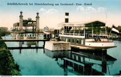 Waltrop Recklinghausen NRW Schiffshebewerk bei Henrichenburg am Dortmund-Ems-Kan