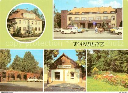 Wandlitz Postamt Bahnhof Platz der Befreiung Heimatmuseum Parkanlage