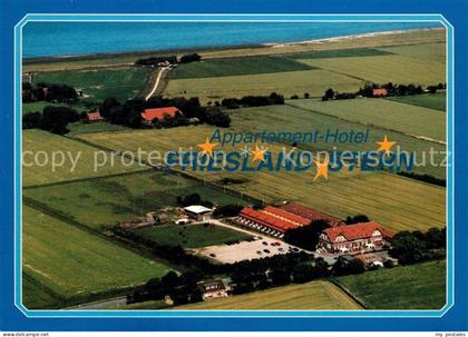 Wangerland Hotel Friesland Stern Fliegeraufnahme