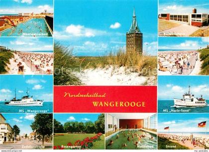 Wangerooge Nordseebad Meerwasserbad MS Wangerooge Strand Kurmittelhaus Rosengart
