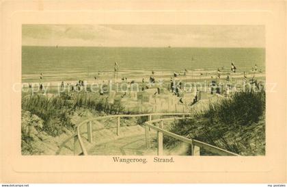 Wangerooge Nordseebad Strandpartie