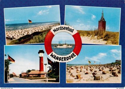 Wangerooge Wangeroog Nordseebad Strandpartien Westturm MS Wangerooge Leuchtturm