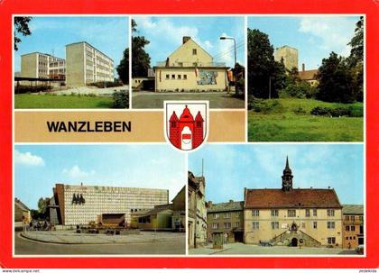 I9329 - Wanzleben Kulturhaus Kaufhalle Rathaus - Verlag Bild und Heimat Reichenbach