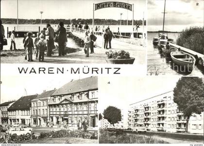 Waren Mueritz Kietz-Bruecke Mueritz Marktplatz