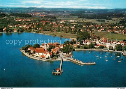 Wasserburg Bodensee Fliegeraufnahme