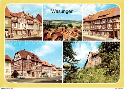 Wasungen HO Gaststaette Erholung Ortsblick Gasthof Zum Baeren Rathaus Burg Maien