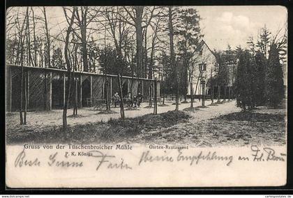 AK Wegberg, Gasthof Tüschenbroicher Mühle, Bes. P. K. Königs
