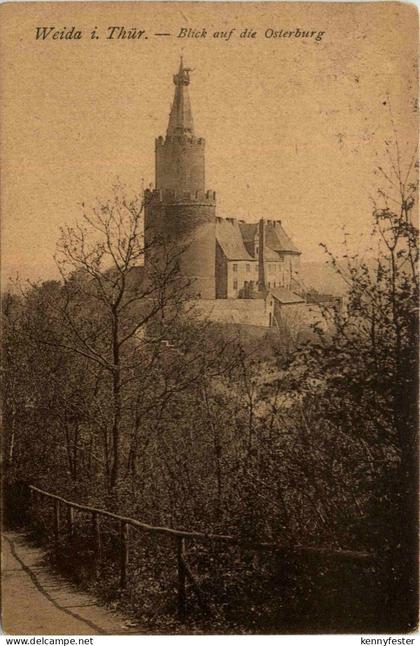 Weida - Blick auf die Osterburg