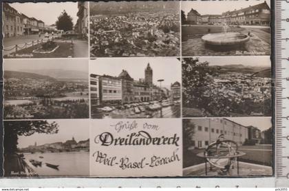 WEIL - BASEL - LÖRRACH -Grüße vom Dreiländereck - nicht gelaufen  ( AK 5679)  günstige Versandkosten