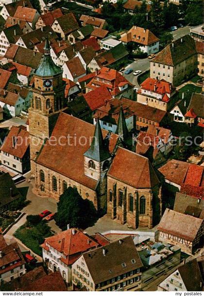 Weil der Stadt Fliegeraufnahme Pfarrkirche St. Peter und Paul