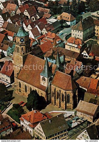 Weil der Stadt Pfarrkirche StPeter und Paul Fliegeraufnahme