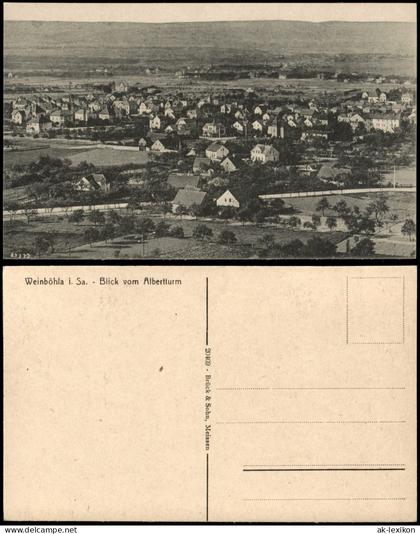 Ansichtskarte Weinböhla Blick vom Albertturm 1913