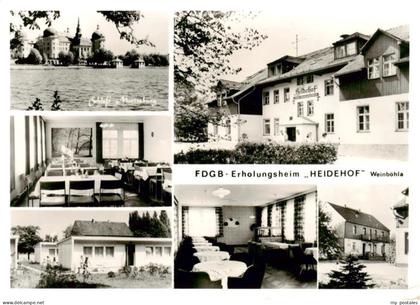 Weinboehla Schloss Moritzburg FDGB Erholungsheim Heidehof Klubraeume