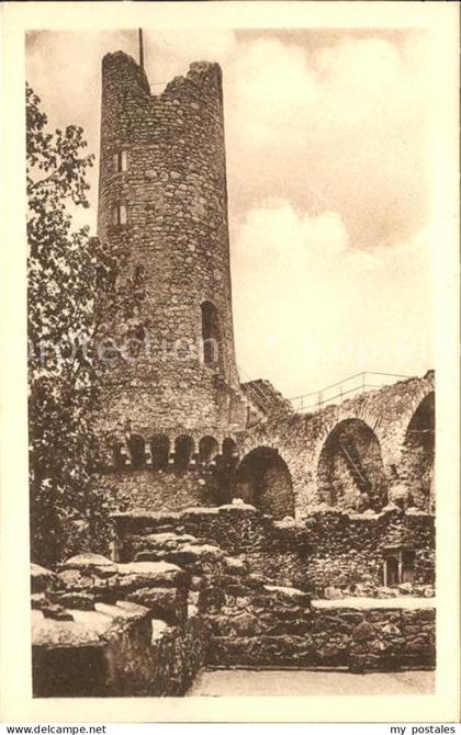 Weinheim Bergstrasse Burg Ruine Windeck