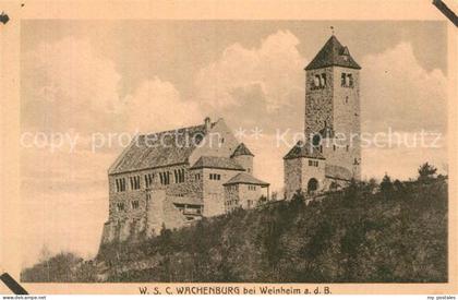 Weinheim Bergstrasse Wachenburg