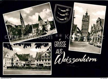 Weissenhorn Neu-Ulm Bayern Platz Stadttor Brunnen