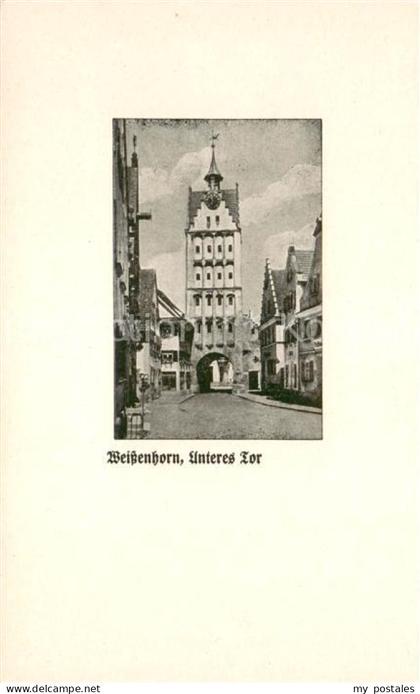 Weissenhorn Neu-Ulm Bayern Unteres Tor