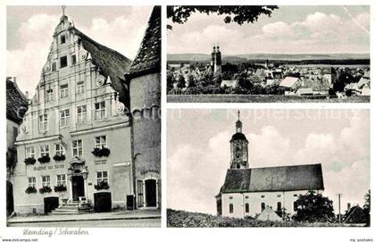 Wemding Gasthaus Krone Kirche