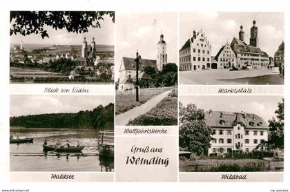 Wemding Waldsee Wildbad Marktplatz Wallfahrtskirche