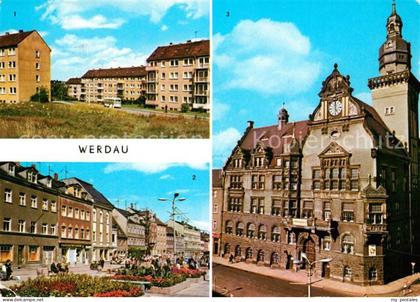 Werdau Sachsen Markt Rathaus