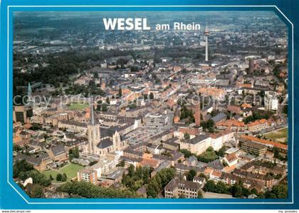 Wesel  Rhein Fliegeraufnahme