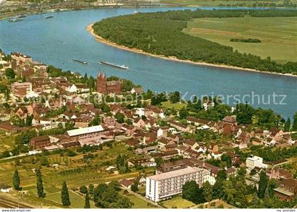 Wesseling Fliegeraufnahme mit Rhein