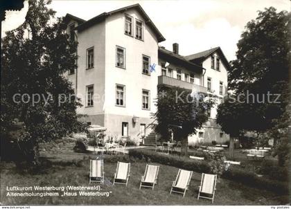 Westerburg Westerwald Altenerholungsheim Haus Westerburg