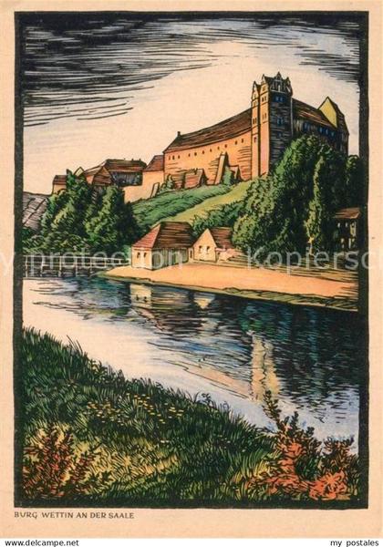 Wettin Wettin-Loebejuen Burg