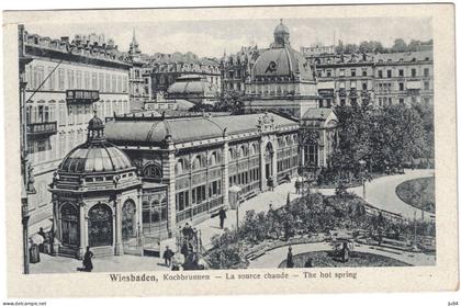 Allemagne - Hesse - Wiesbaden - Kochbrunnen - La Source Chaude - Carte postale vierge