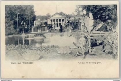 WIESBADEN Hessen Kurhaus Bowling green