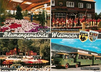 Wiesmoor Aurich Niedersachsen Blumenhalle Musikzug Freilichtbuehne Besichtigungs