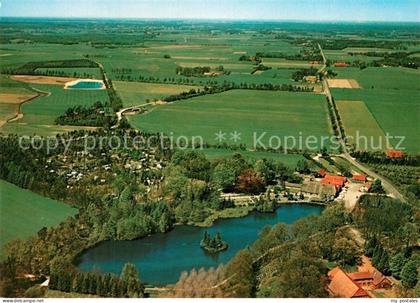 Wildeshausen Ausflugslokal Gut Moorbeck See Fliegeraufnahme