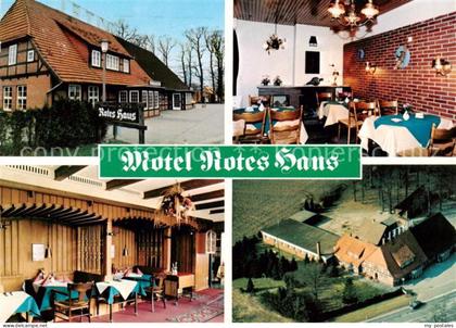 Wildeshausen Hotel Rotes Haus Gastraeume Fliegeraufnahme
