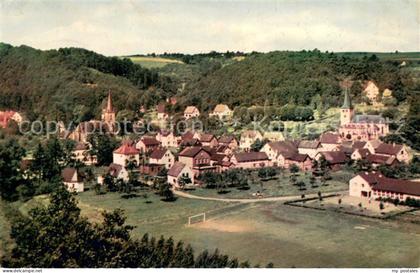 Herchen Sieg Windeck NRW Ortsansicht mit Kirche