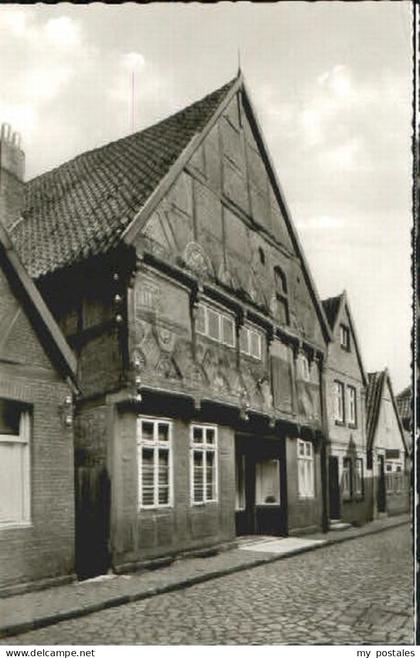 Winsen Luhe Winsen Blaufaerberhaus ungelaufen ca. 1955