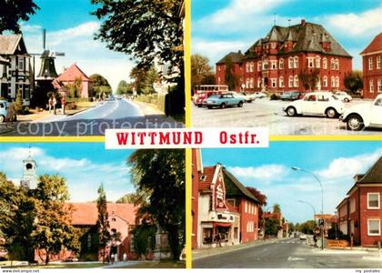 Wittmund Strassenpartien Rathaus Kirchturm