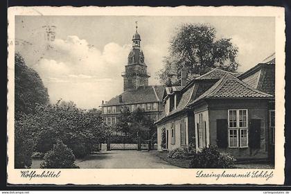 AK Wolfenbüttel, Lessinghaus mit Schloss