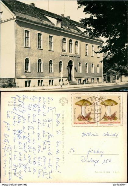 Ansichtskarte Wriezen (Oder) Klubhaus 1971